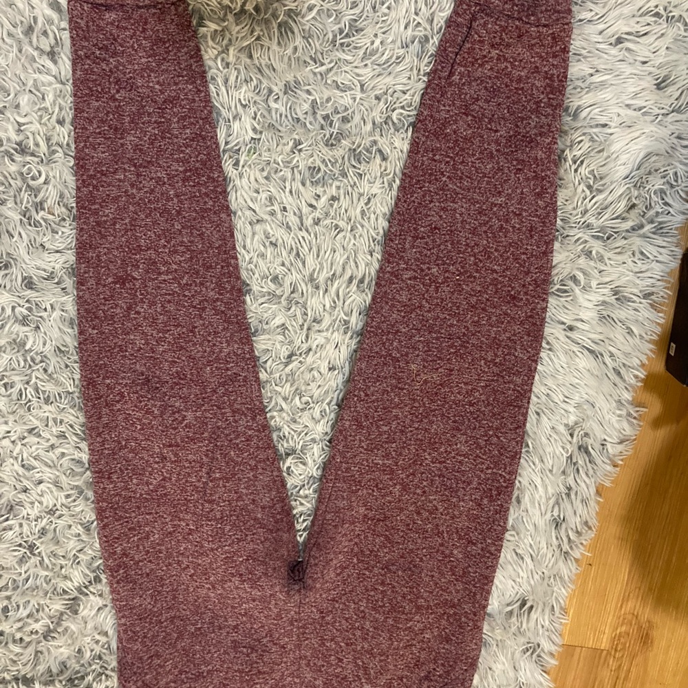 Women's Maroon Ankle Pants